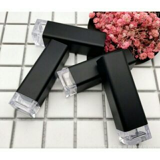 ⚡GÌ CŨNG RẺ ⚡Vỏ son sáp_vuông nhám có đáy, đen_nguyên liệu làm son handmade_Thỏi làm son rỗng.