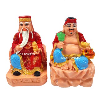 TƯỢNG THẦN TÀI ÔNG ĐỊẠ CỌP MÀU CAO 15CM,17CM,19CM