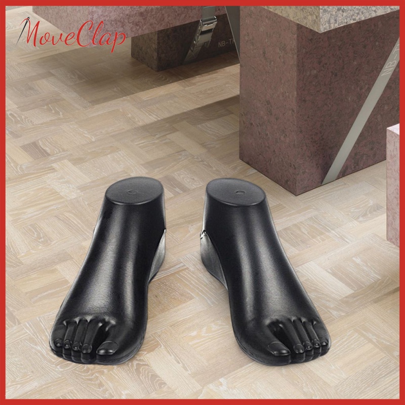 [In stock] 1 Pair Female Model Feet Mannequin Foot Thong Sandal Shoes Sock Display Holder