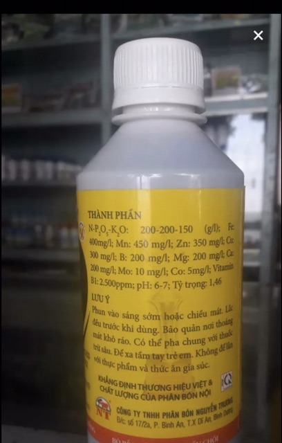 VITAMIN B1-HVP Phân bón lá đậm đặc cao cấp - 250ml