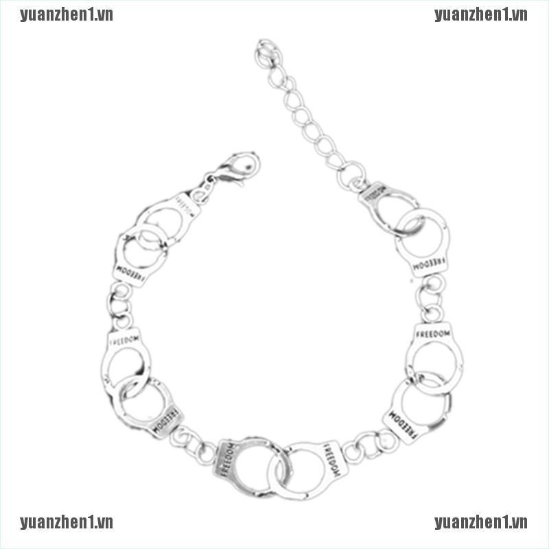 [YUANZHEN1] Vòng Đeo Tay Cặp Đôi Phong Cách Punk Freedom