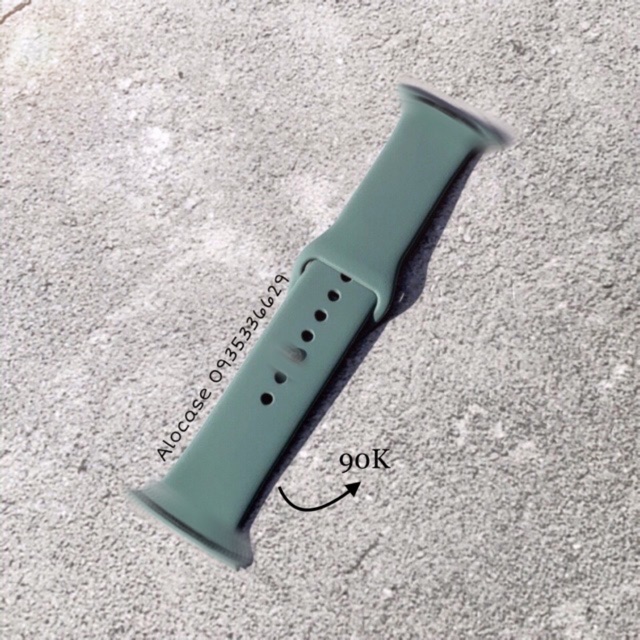 Dây đồng hồ màu pine green iwatch 1/2/3/4/5 (size 38/40mm, 42/44mm)