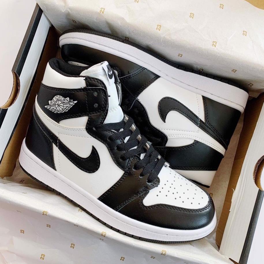 Giày JORDAN 1 PANDA CỔ CAO,Giày thể thao JODAN,Giày sneaker JD1 HIGH đen trắng cao mới nhất