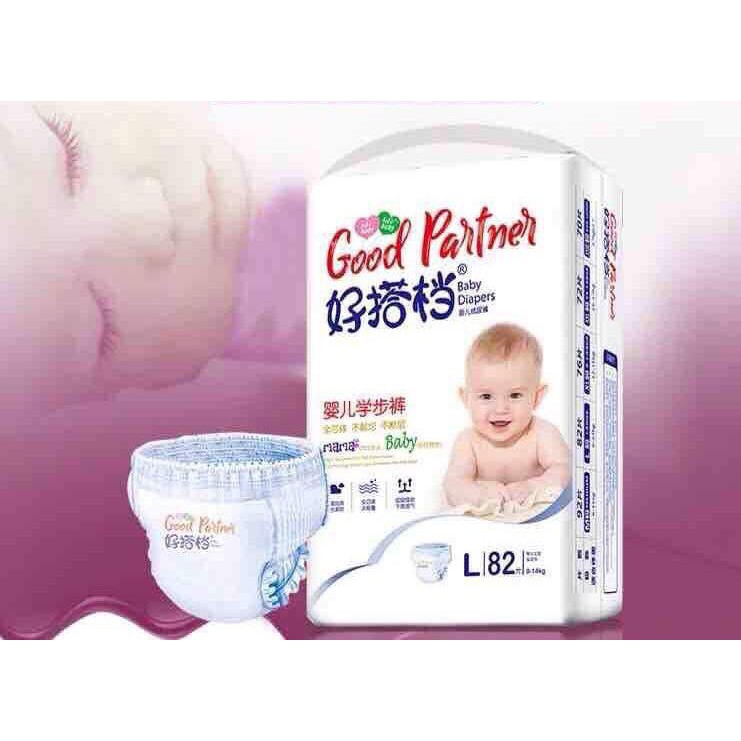 Bỉm quần Good Partner size M92, L82, XL76, XXL72, XXXL70 nhiều miếng siêu tiết kiệm