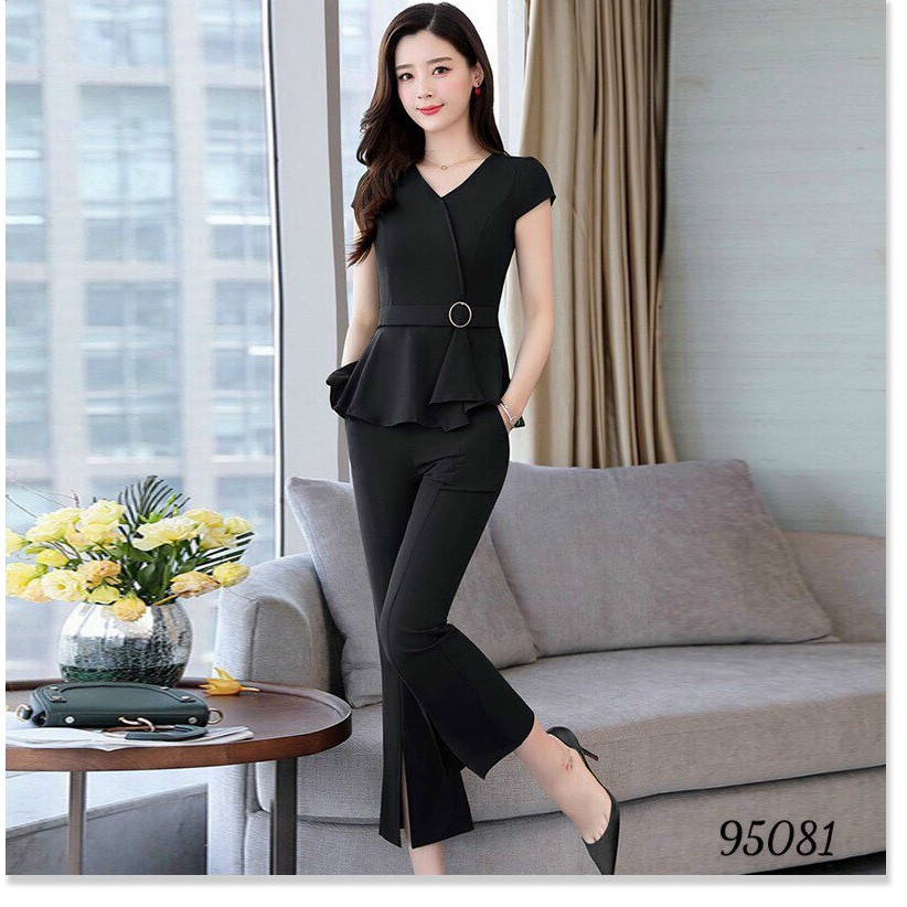 Set bộ chất liệu poly 2 da co giãn 4 chiều tôn dáng thanh lịch cho các chị em KOKO MI STORE