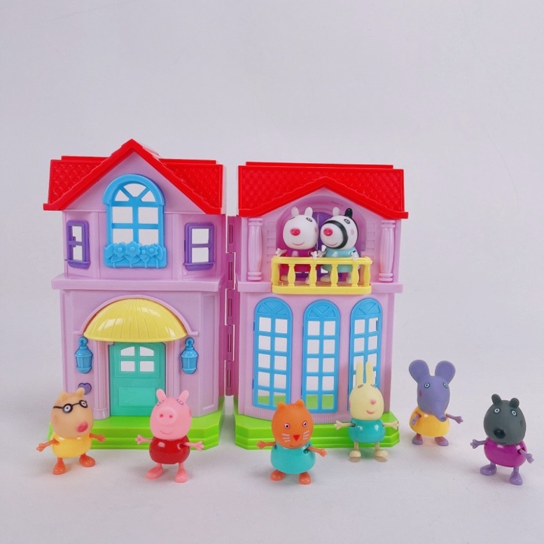 Đồ chơi ngôi nhà heo Peppa Pig, gia đình Heo Peppa