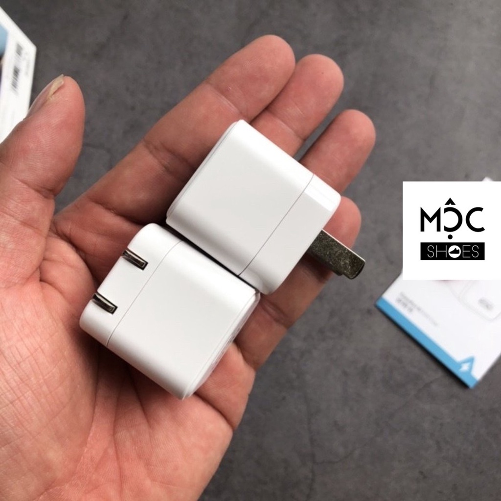 *HÀNG CHÍNH HÃNG* Củ Sạc ANKER Cube Trắng - Sạc Nhanh PD - Auth