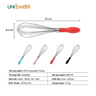 Phới lồng cán silicon Unibaker