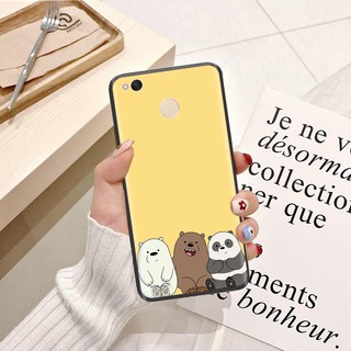 Ốp lưng Xiaomi Mi A1 Viền dẻo TPU hình Gấu Trắng Vui Vẻ