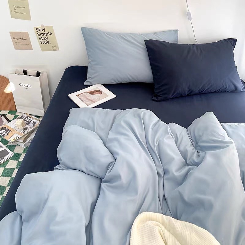 Bộ chăn ga Cotton Tici notag - 9 màu mới 2022