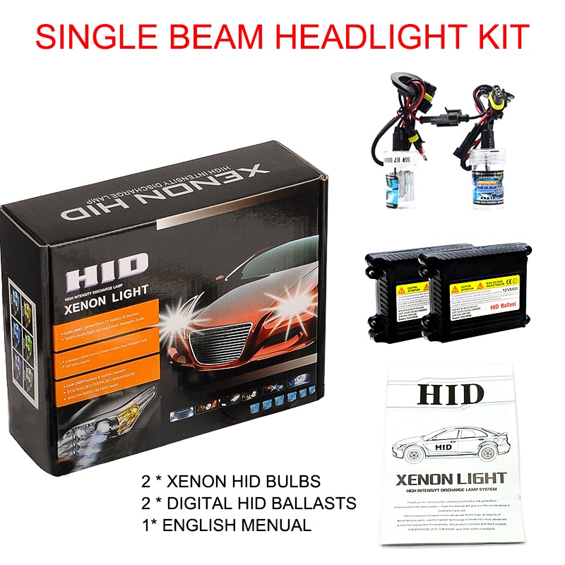 Bộ đèn pha PECHAM Xenon HID 55W H1 H3 H4 H8 H7 H11 9005 9006 cho xe hơi
