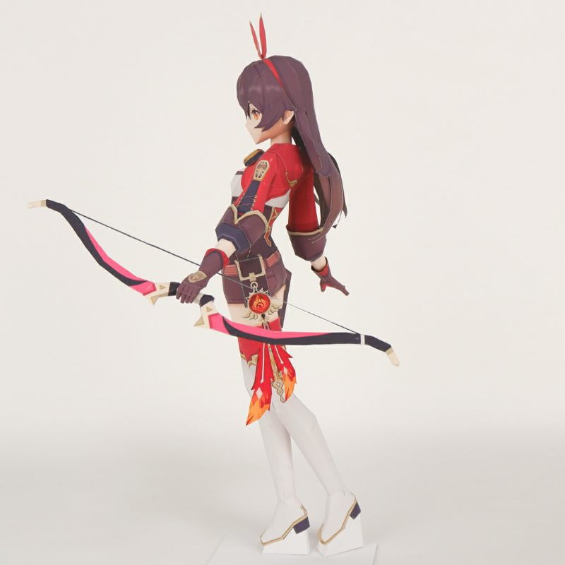 Mô hình giấy anime girl Anime Game  Amber