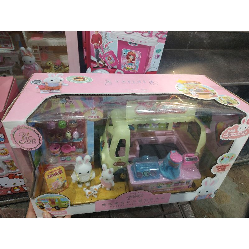 Bộ đồ chơi nhà thỏ - xe bán kem Yasini YSN-6681A