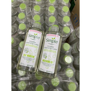 Nước Tẩy Trang Simple Micellar Water 200ml