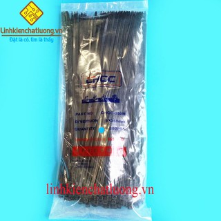 Dây thít nhựa 35cm 5x350 màu đen loại tốt (túi 250c)
