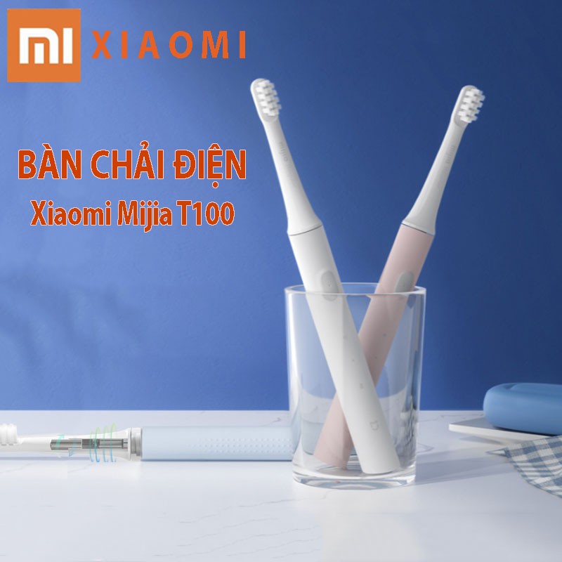 Bàn Chải Điện Đa Năng Xiaomi Mijia T100 Chính Hãng Bàn Chải Máy sóng Âm OEM Dành Cho Người Lớn Và Trẻ em