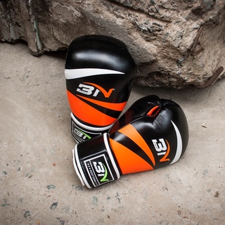 Găng Tay Bn Boxing Gloves - Black/Orange