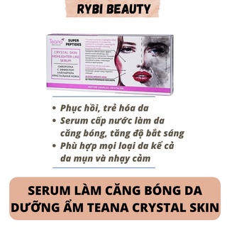 Serum Teana Super Peptides Crystal Skin làm căng bóng da, dưỡng ẩm chống lão hóa