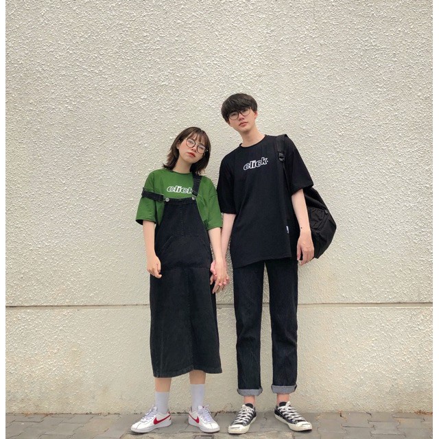 [Mã FAMARAL1 giảm 10K đơn 50K] Áo SS1 Click form rộng tay lỡ Unisex nhiều size nhiều màu (V78)
