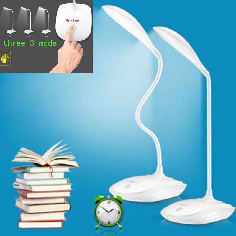 Đèn led LICER LDL-M16NL-HDW để bàn sạc cổng USB 3 chế độ điều chỉnh cảm ứng bảo vệ mắt cho học sinh/ sinh viên