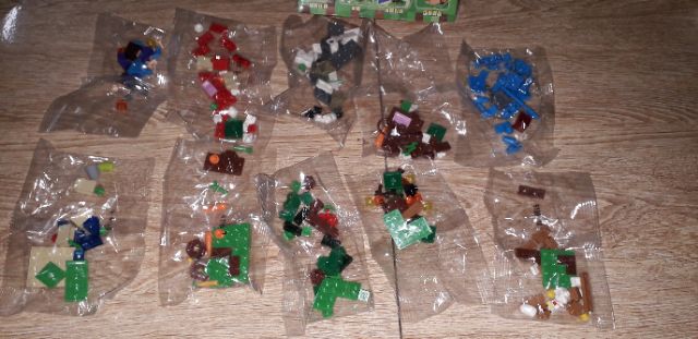 Sét lắp ráp LegoMyWord SY6198 có trên 250 chi tiết bằng nhựa ABS