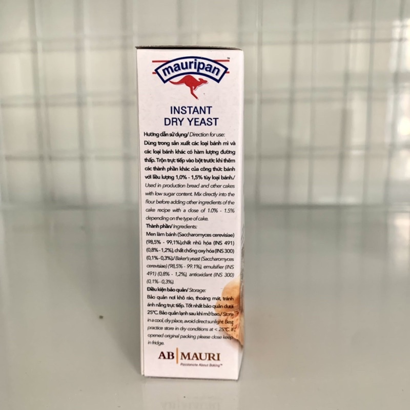 Men Nở, Men Khô Mauripan (Hộp 5 Gói x 10g)