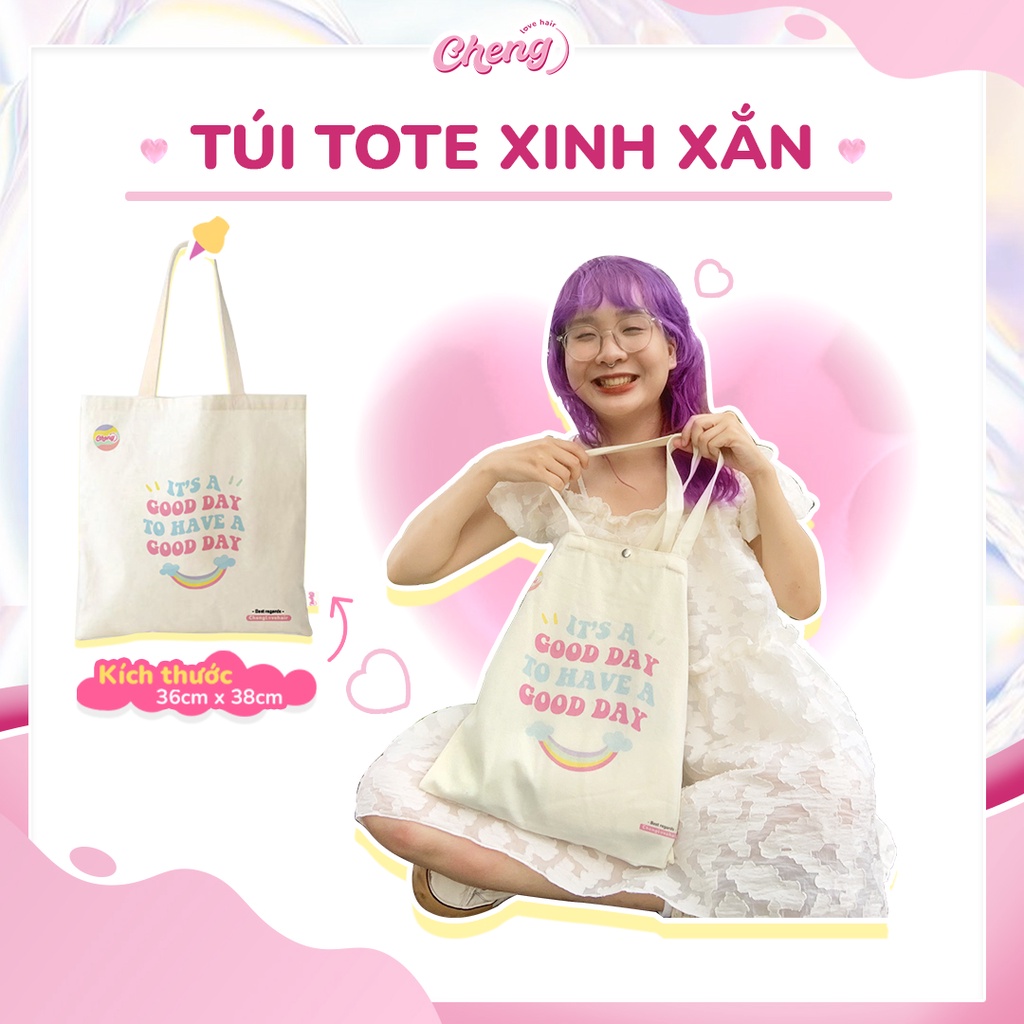 Túi Tote Túi Vải Canvas, Vải Bố | Chenglovehair, Chenglovehairs
