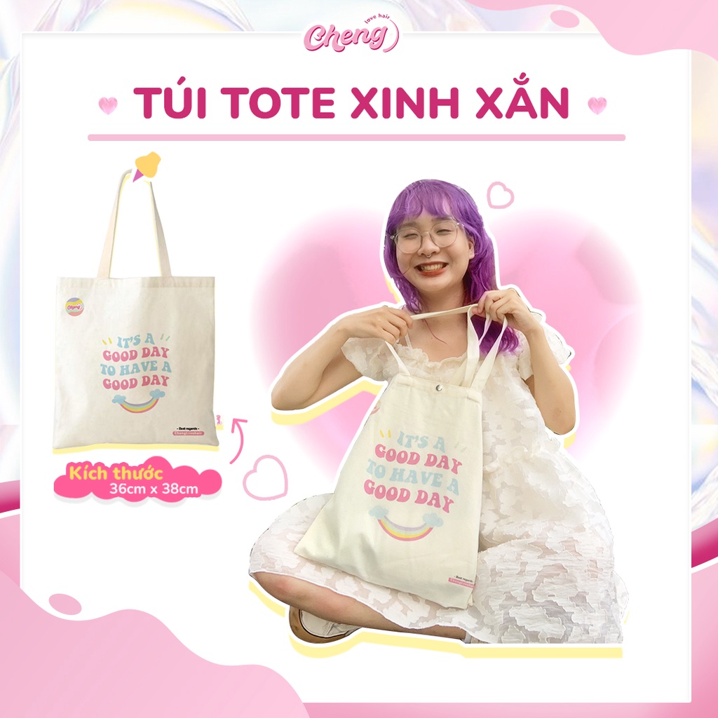 Túi Tote Túi Vải Canvas, Vải Bố | Chenglovehair, Chenglovehairs | BigBuy360 - bigbuy360.vn