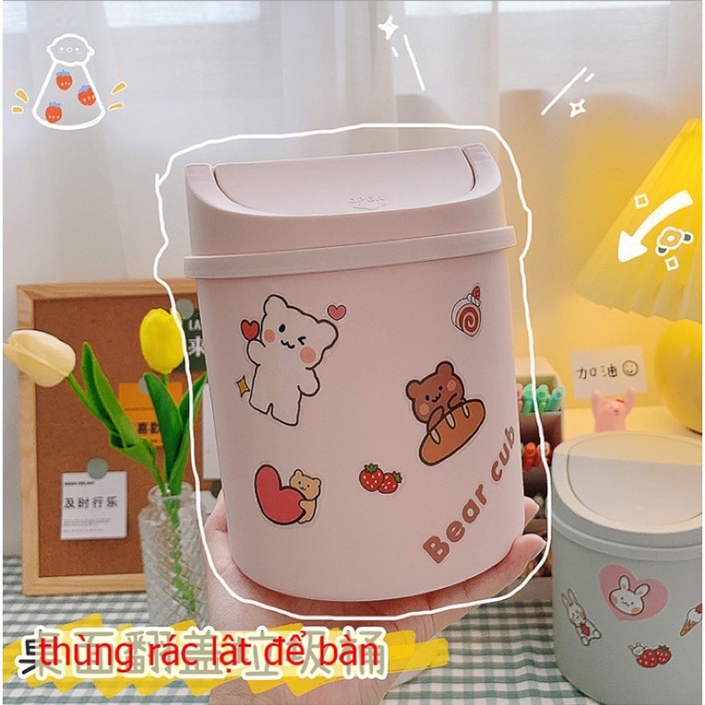 Thùng Rác Để Bàn Mini