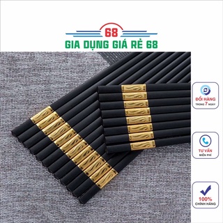 Đũa Khảm Vàng Phong Cách Nhật Bản (Hộp 10 Đôi)