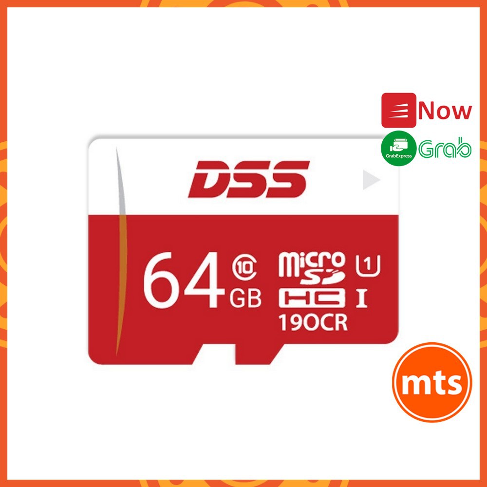 Thẻ Nhớ Micro SD 64GB Class 10 U1 chuyên dụng cho Camera, Máy quay DSS Dahua Chính hãng