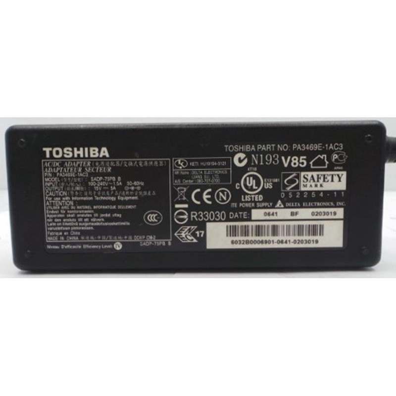 SẠC 15V 5A TOSHIBA ZIN THEO MÁY