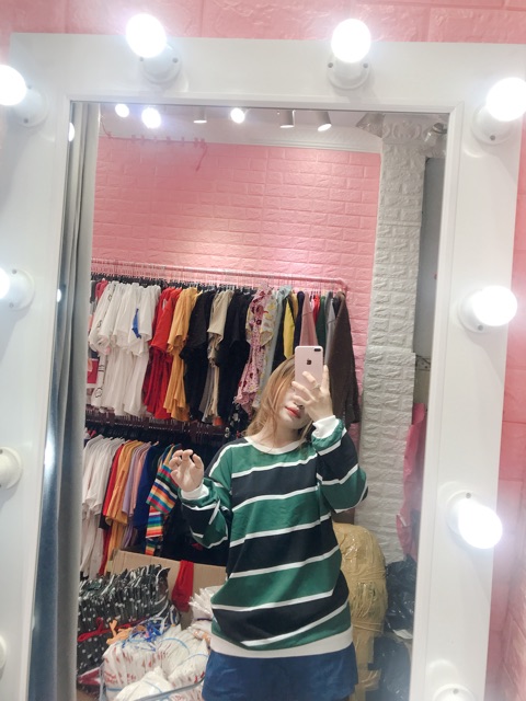 ÁO SWEATER SỌC XANH ĐEN - UNISEX - NEW ITEMS | BigBuy360 - bigbuy360.vn