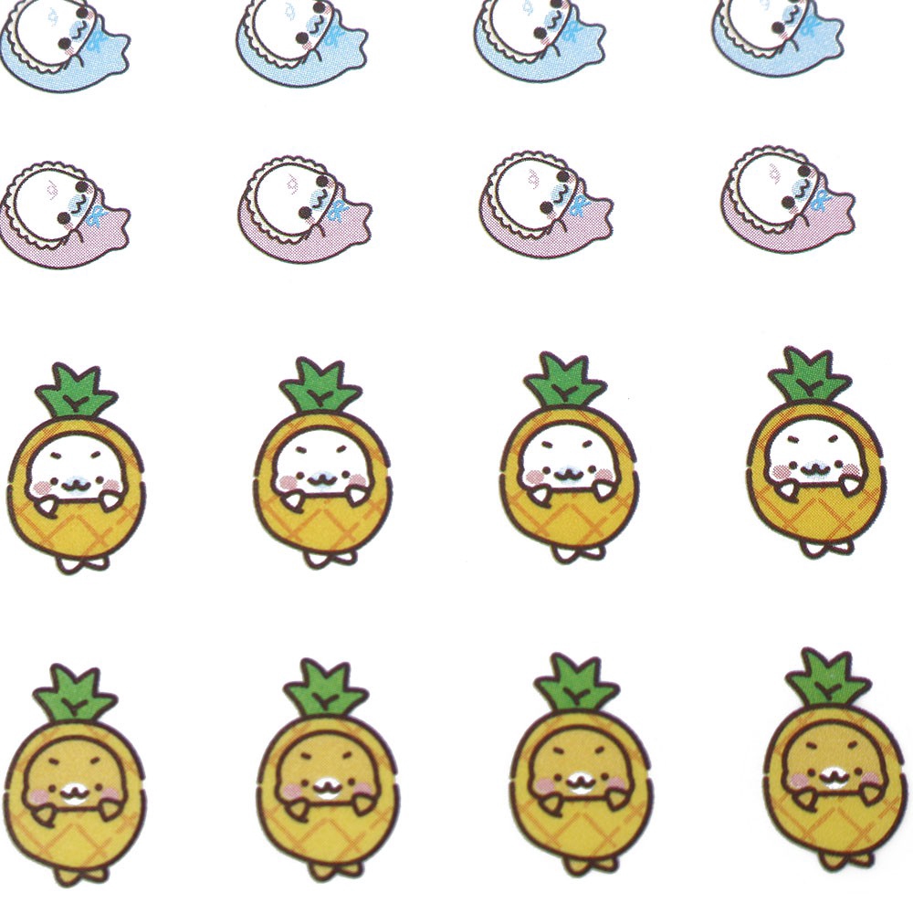 Bộ 6 Sticker Dán Trang Trí Hình Động Vật Ngộ Nghĩnh