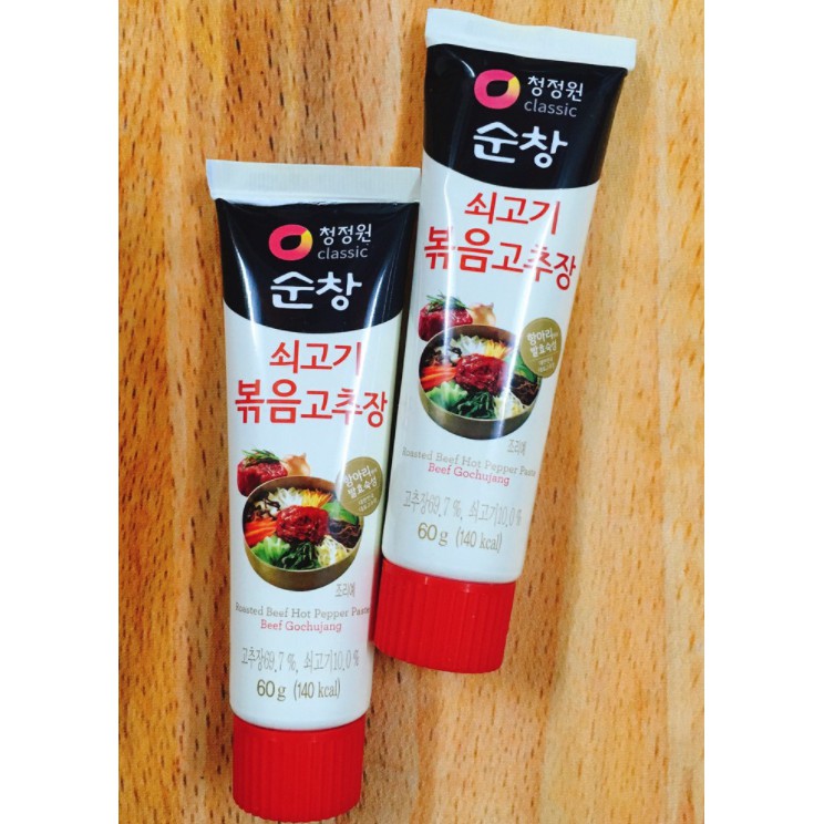 Tương Ớt Daesang Xào Thịt Bò Tuýp 60 G - Nhập Khẩu Hàn Quốc