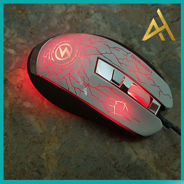 Chuột Máy Vi Tính Laptop Mouse Chơi Game LIGHTNING BATMAN Đèn LED 7 Màu RGB - Chuột Gaming Có Dây Chuyên Game