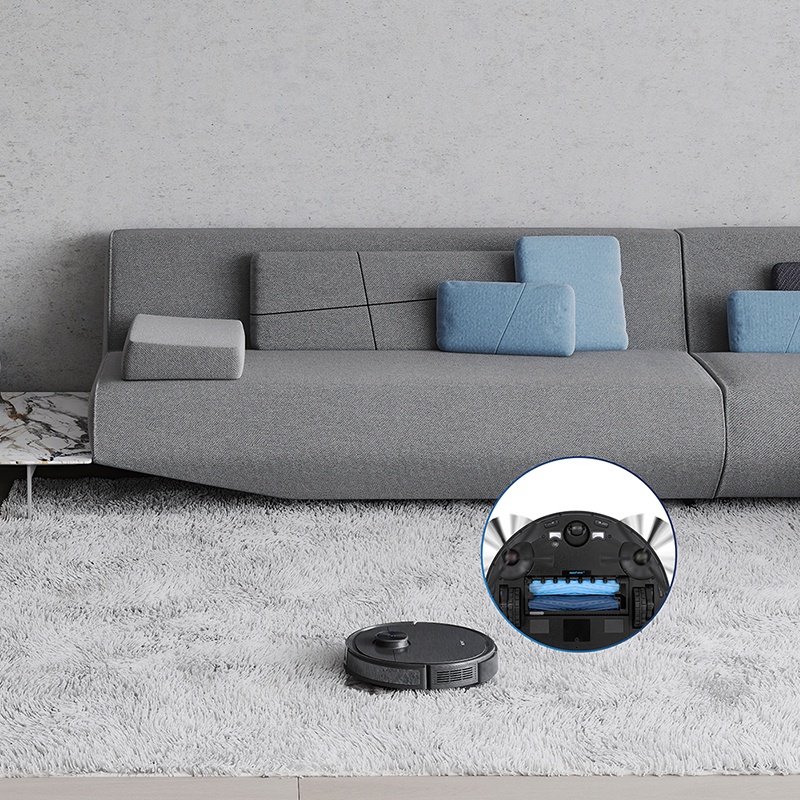 Robot hút bụi lau nhà Ecovacs Deebot T9 AIVI Plus- Hàng nhập khẩu chính hãng full VAT - App Tiếng Anh