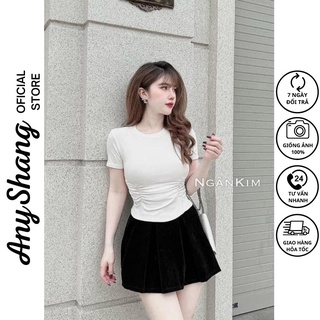 Áo thun body dúm eo cotton co dãn 4 chiều xinh xịu ANSA05