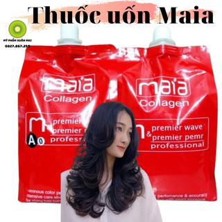 Cặp uốn nóng Maia collagen phục hồi A+C  1000mlx2 N7