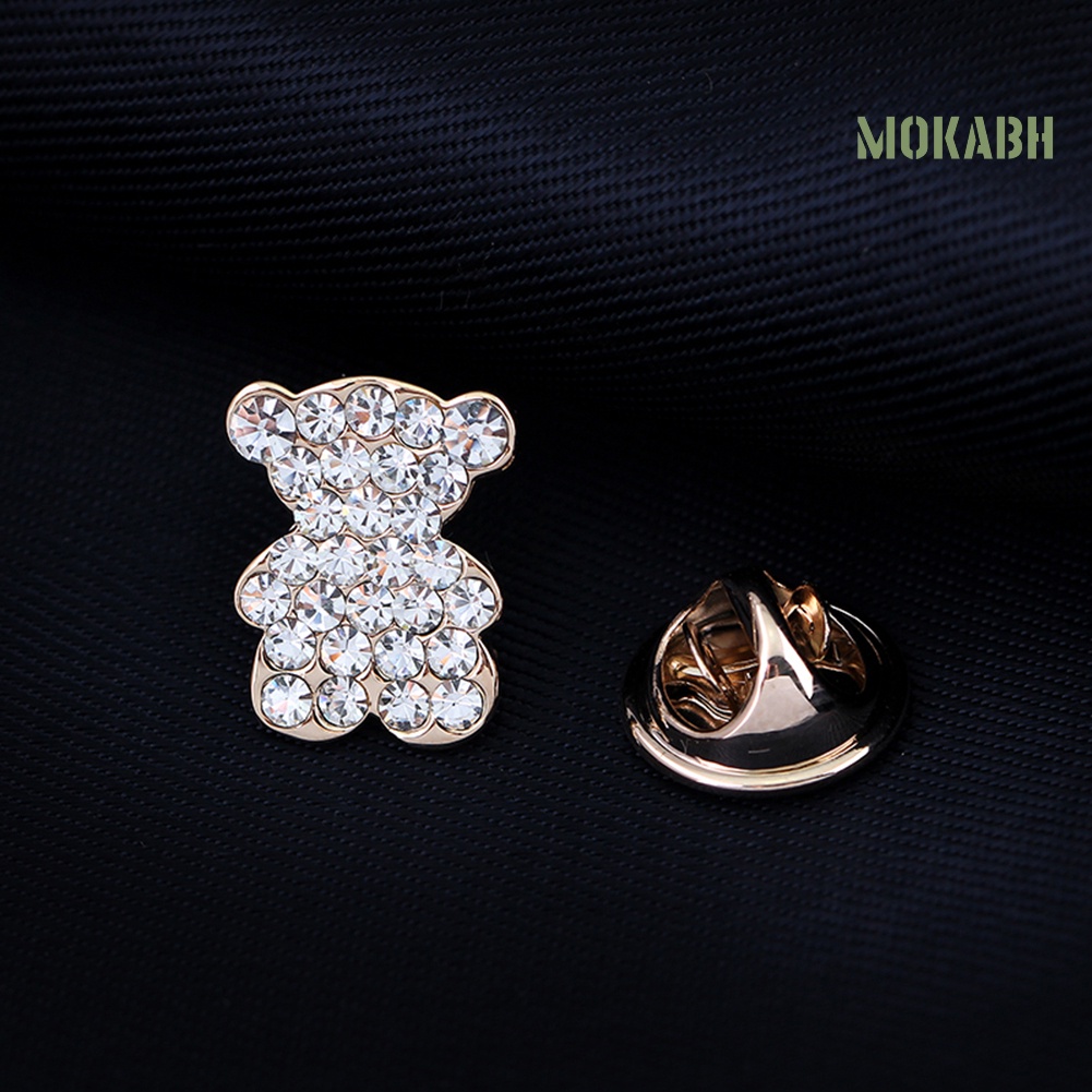 Ghim Cài Áo Đính Đá Kiểu Dáng Thời Trang Dễ Thương Cho Nữ