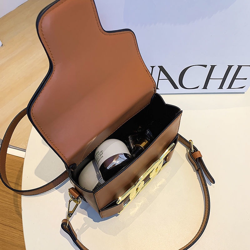 Túi Đeo Chéo Nhỏ Hình Vuông Phong Cách Retro Thời Trang Mùa Hè Mới Cho Nữ