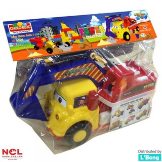 Đồ chơi Xếp hình 279 (L3, xe xúc đất chứa xếp hình)