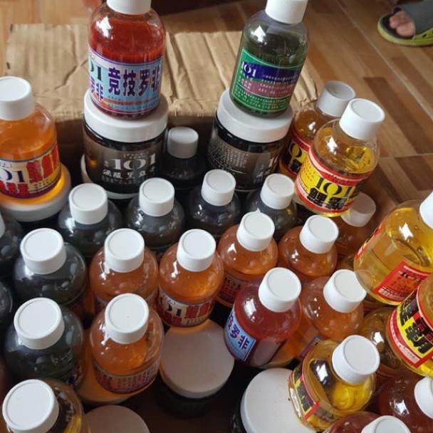 Mồi Thính Nước Chuyên Săn Cá Chép, Trôi, Trắm Đen, Trắm Cỏ ... Tinh dầu dụ cá siêu nhạy