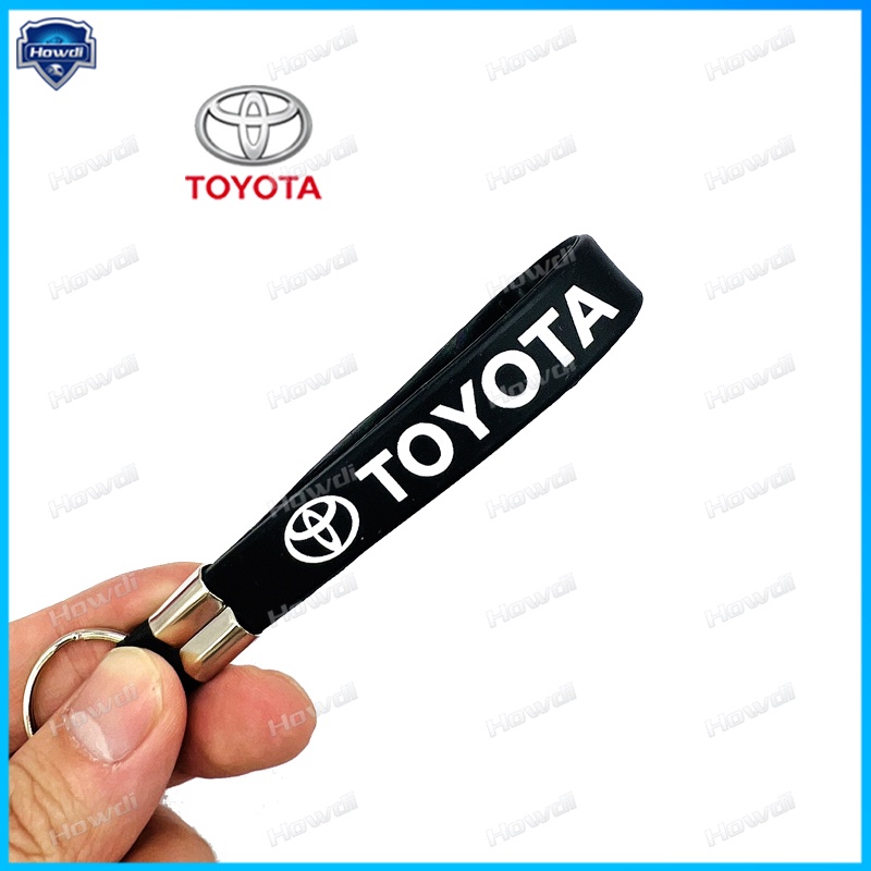 Móc Khóa Silicon Hình logo Toyota Thời Trang