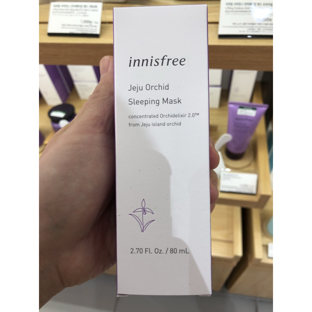 Mặt nạ ngủ ngăn ngừa lão hóa từ hoa phong lan Innisfree Jeju Orchid Sleeping Mask