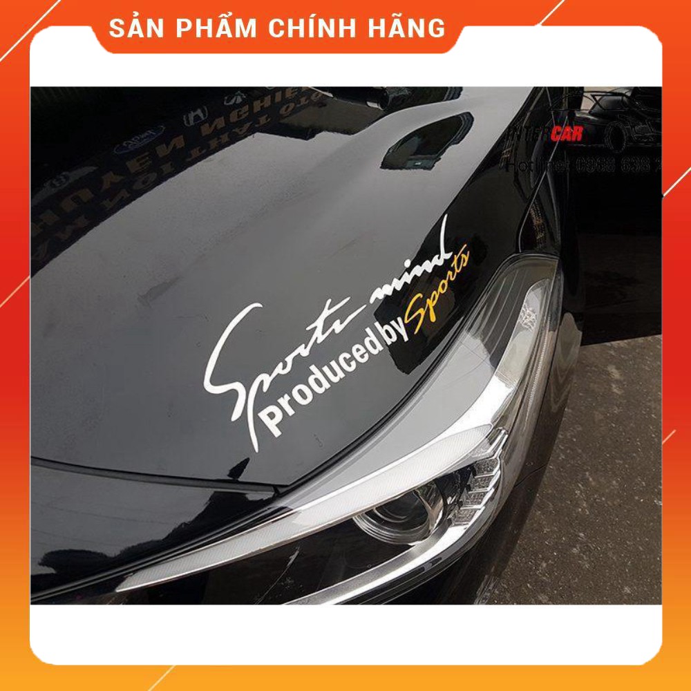 Nhãn dán xe hơi,chữ nổi SPORT,DISCOVERY dán xe ô tô