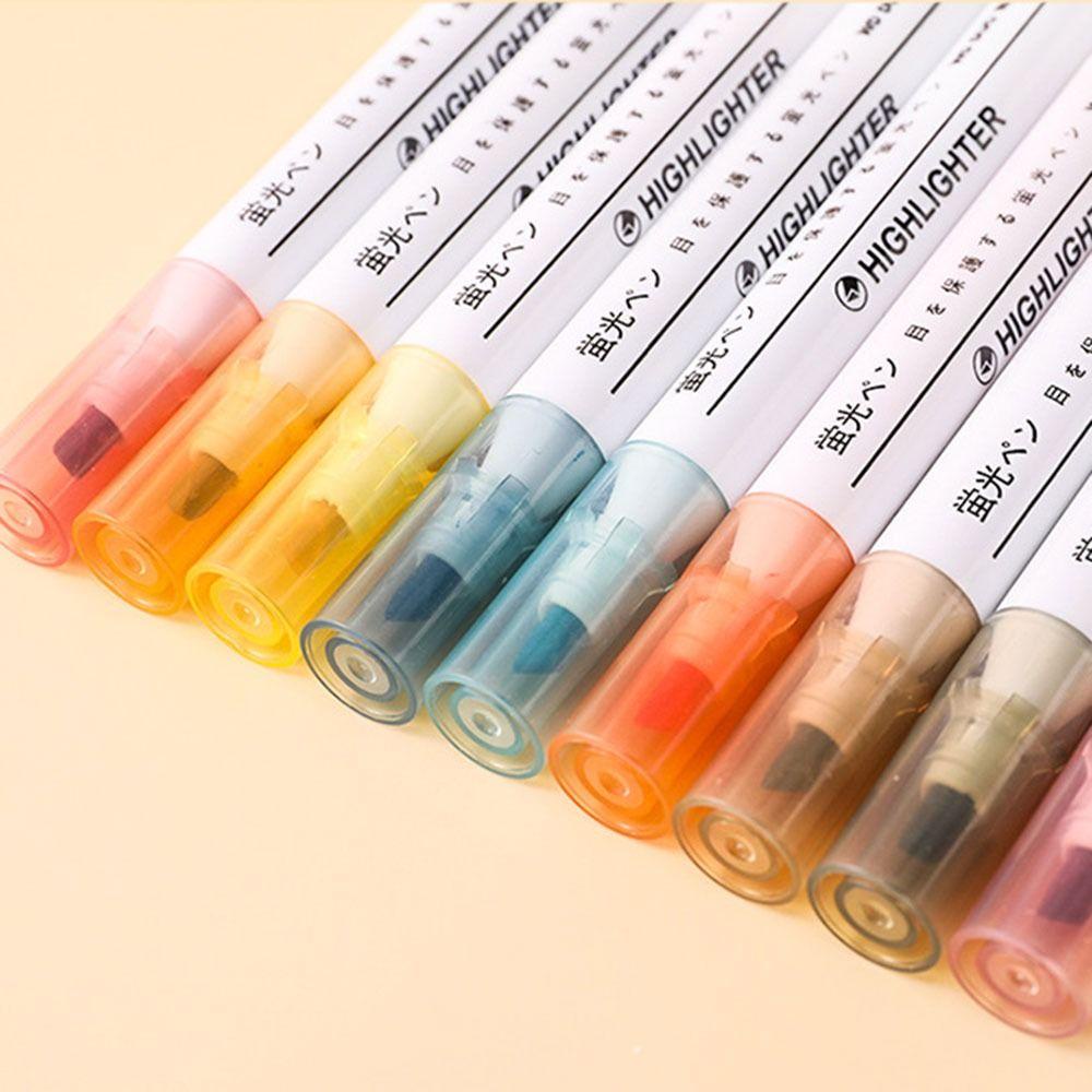 CHOOKEY Set 6 Bút Bắt Sáng Nhiều Màu Sắc Dùng Trong Trường Học / Văn Phòng
