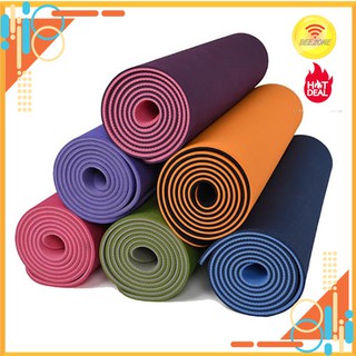 Thảm tập yoga🎁Xả 3 ngày 🎁Thảm tập yoga, tập gym 2 lớp chống trơn trượt cao cấp siêu bền