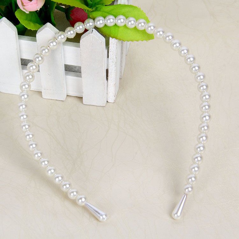 Cài tóc đính ngọc trai thiết kế đáng yêu cho bé gái