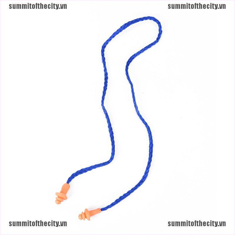 Set 10 Nút Bịt Tai Bằng Silicone Mềm Có Thể Tái Sử Dụng